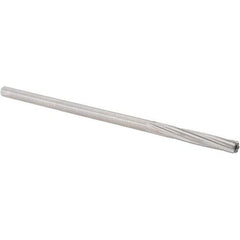Alvord Polk - 5mm High Speed Steel 6 Flute Chucking Reamer - Spiral Flute, 0.1895" Straight Shank, 1-1/4" Flute Length, 5" OAL - Apex Tool & Supply