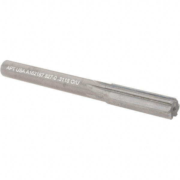 Alvord Polk - 0.3115" Solid Carbide 6 Flute Chucking Reamer - Apex Tool & Supply