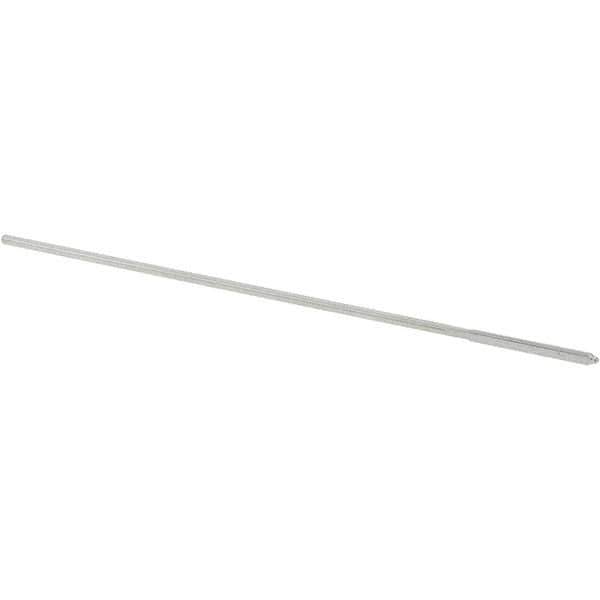 Alvord Polk - 0.045" High Speed Steel 4 Flute Chucking Reamer - Straight Flute, 0.039" Straight Shank, 1/2" Flute Length, 2-1/2" OAL - Apex Tool & Supply