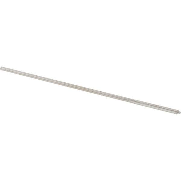 Alvord Polk - 0.0475" High Speed Steel 4 Flute Chucking Reamer - Straight Flute, 0.0455" Straight Shank, 1/2" Flute Length, 2-1/2" OAL - Apex Tool & Supply