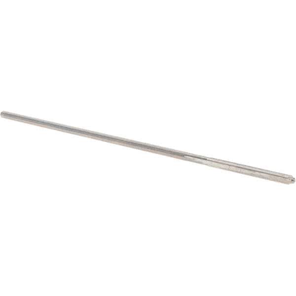 Alvord Polk - 0.071" High Speed Steel 4 Flute Chucking Reamer - Straight Flute, 0.066" Straight Shank, 3/4" Flute Length, 3" OAL - Apex Tool & Supply