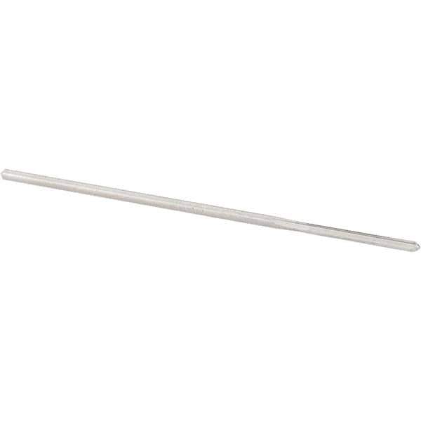 Alvord Polk - 0.08" High Speed Steel 4 Flute Chucking Reamer - Straight Flute, 0.0771" Straight Shank, 3/4" Flute Length, 3" OAL - Apex Tool & Supply