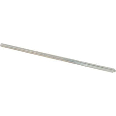 Alvord Polk - 3/32" High Speed Steel 4 Flute Chucking Reamer - Straight Flute, 0.088" Straight Shank, 3/4" Flute Length, 3" OAL - Apex Tool & Supply