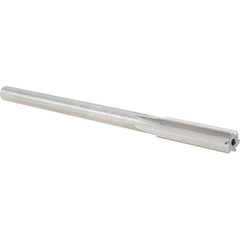 Alvord Polk - 0.4415" High Speed Steel 6 Flute Chucking Reamer - Straight Flute, 0.373" Straight Shank, 1-3/4" Flute Length, 7" OAL - Apex Tool & Supply