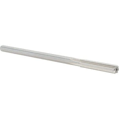 Alvord Polk - 0.31" High Speed Steel 6 Flute Chucking Reamer - Straight Flute, 0.2792" Straight Shank, 1-1/2" Flute Length, 6" OAL - Apex Tool & Supply
