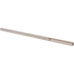 Alvord Polk - 0.247" High Speed Steel 6 Flute Chucking Reamer - Straight Flute, 0.2329" Straight Shank, 1-1/2" Flute Length, 6" OAL - Apex Tool & Supply