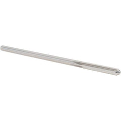 Alvord Polk - 0.183" High Speed Steel 6 Flute Chucking Reamer - Straight Flute, 0.1755" Straight Shank, 1-1/8" Flute Length, 4-1/2" OAL - Apex Tool & Supply