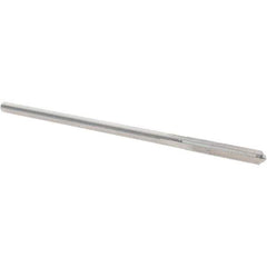 Alvord Polk - 0.1295" High Speed Steel 4 Flute Chucking Reamer - Straight Flute, 0.119" Straight Shank, 7/8" Flute Length, 3-1/2" OAL - Apex Tool & Supply