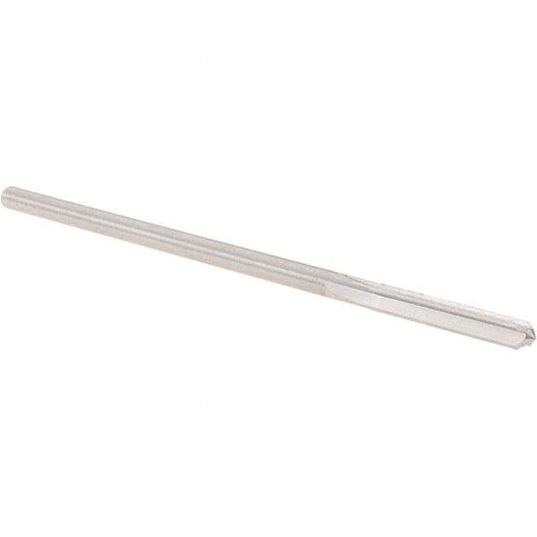 Alvord Polk - 0.153" High Speed Steel 4 Flute Chucking Reamer - Straight Flute, 0.146" Straight Shank, 1" Flute Length, 4" OAL - Apex Tool & Supply