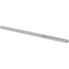 Alvord Polk - 0.1755" High Speed Steel 6 Flute Chucking Reamer - Straight Flute, 0.1645" Straight Shank, 1-1/8" Flute Length, 4-1/2" OAL - Apex Tool & Supply