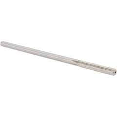 Alvord Polk - 0.2045" High Speed Steel 6 Flute Chucking Reamer - Straight Flute, 0.1945" Straight Shank, 1-1/4" Flute Length, 5" OAL - Apex Tool & Supply