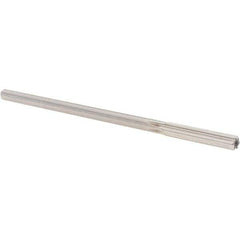 Alvord Polk - 0.271" High Speed Steel 6 Flute Chucking Reamer - Straight Flute, 1/4" Straight Shank, 1-1/2" Flute Length, 6" OAL - Apex Tool & Supply