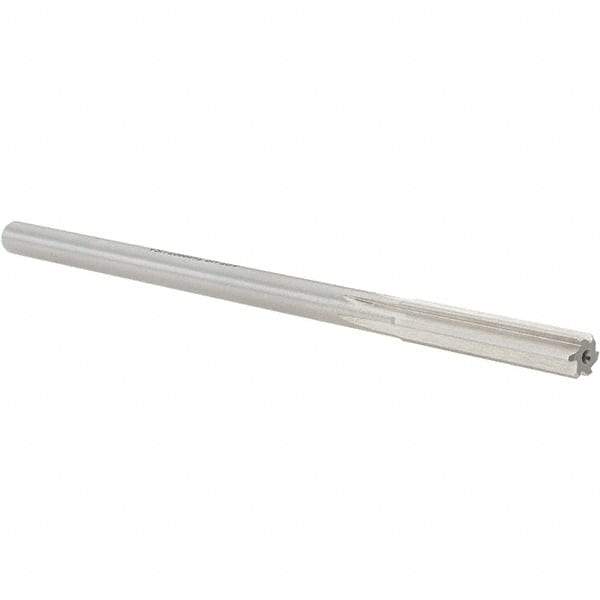 Alvord Polk - 0.308" High Speed Steel 6 Flute Chucking Reamer - Straight Flute, 0.2792" Straight Shank, 1-1/2" Flute Length, 6" OAL - Apex Tool & Supply