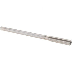 Alvord Polk - 0.3325" High Speed Steel 6 Flute Chucking Reamer - Straight Flute, 0.2792" Straight Shank, 1-1/2" Flute Length, 6" OAL - Apex Tool & Supply