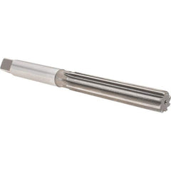 Alvord Polk - 0.7087" Diam, Straight Shank, 4-1/16" Flute, Hand Reamer - Straight Flute, 8-1/8" OAL, Right Hand Cut, High Speed Steel - Apex Tool & Supply