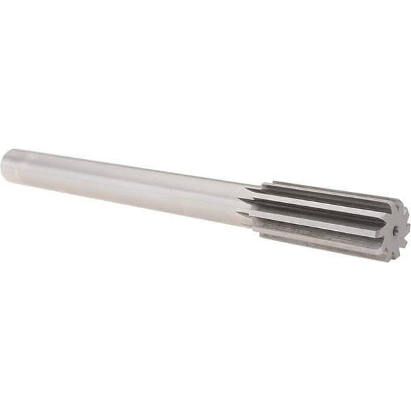 Alvord Polk - 29mm High Speed Steel 10 Flute Chucking Reamer - Straight Flute, Straight Shank - Apex Tool & Supply
