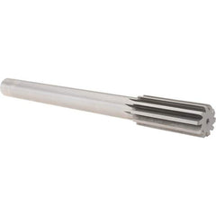 Alvord Polk - 29mm High Speed Steel 10 Flute Chucking Reamer - Straight Flute, Straight Shank - Apex Tool & Supply