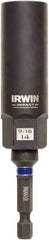 Irwin - 3/8" Drive Reverse Spiral Flute Hex Bolt Remover - 1/4" Hex, 2-1/2" OAL - Apex Tool & Supply