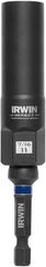 Irwin - 3/8" Drive Reverse Spiral Flute Hex Bolt Remover - 1/4" Hex, 2-1/2" OAL - Apex Tool & Supply