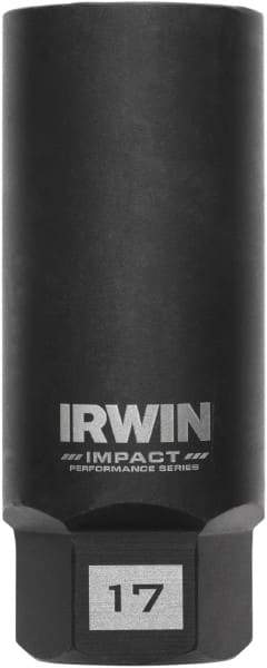 Irwin - 3/8" Drive Reverse Spiral Flute Hex Bolt Remover - 1/4" Hex, 2-1/2" OAL - Apex Tool & Supply