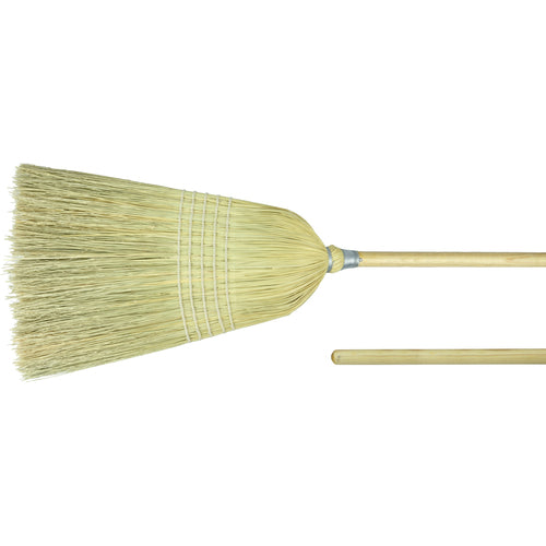 15″ Corn Fiber Upright Broom - Apex Tool & Supply