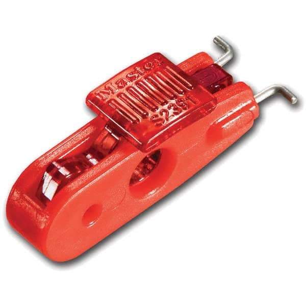 Master Lock - Electrical Equipment Lockouts Type: Universal Miniature Circuit Breaker Maximum Cord Diameter (Decimal Inch): 9/32 - Apex Tool & Supply