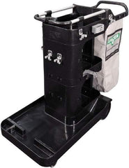 Unger - 35 Gal Plastic Janitor Cart - 22-1/2" Width - Apex Tool & Supply
