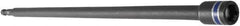 Irwin - 3/8" Magnetic Nutsetter - 1/4" Hex Drive, 12" OAL, 9/16" Socket Nose Diam - Apex Tool & Supply