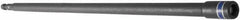 Irwin - 1/4" Magnetic Nutsetter - 1/4" Hex Drive, 12" OAL, 7/16" Socket Nose Diam - Apex Tool & Supply
