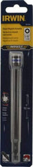 Irwin - 5/16" Magnetic Nutsetter - 1/4" Hex Drive, 6" OAL, 1/2" Socket Nose Diam - Apex Tool & Supply