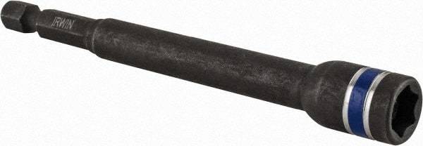 Irwin - 5/16" Magnetic Nutsetter - 1/4" Hex Drive, 4" OAL, 1/2" Socket Nose Diam - Apex Tool & Supply