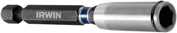 Irwin - 1/4" Drive, Magnetic Holder with C-Ring Screwdriver Bit - 2" OAL - Apex Tool & Supply