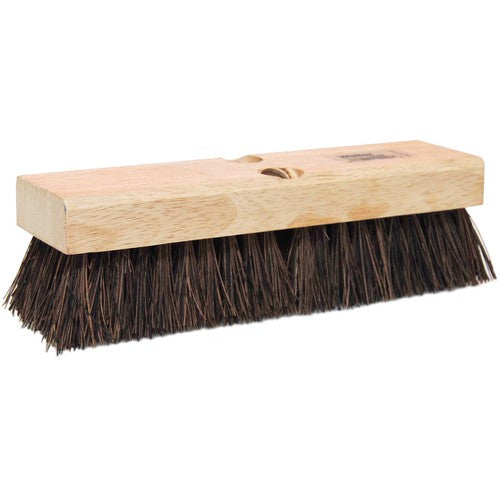 12″ Deck Scrub Brush, Palmyra Fill - Apex Tool & Supply