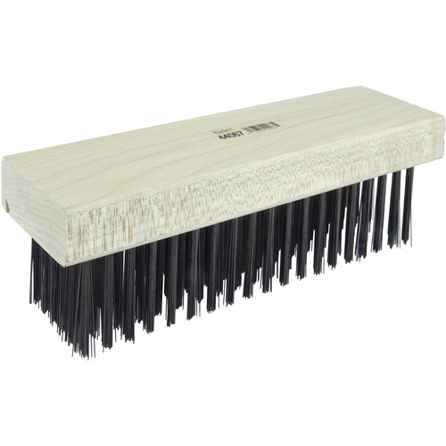 Block Type Scratch Brush, .014 Steel Fill, Flat Face - Apex Tool & Supply