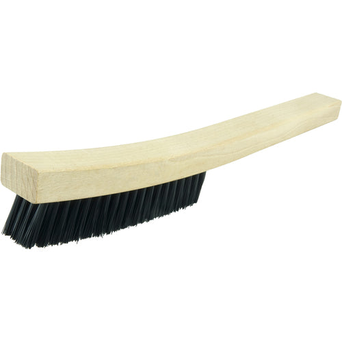 Plater's Brush, Nylon Fill, 4 × 19 Rows - Apex Tool & Supply
