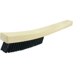 Plater's Brush, Nylon Fill, 4 × 19 Rows - Apex Tool & Supply