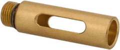 Value Collection - Blow Gun Safety Nozzle - 1/8 NPSM, 1.49" Hose Length, Brass - Apex Tool & Supply