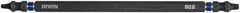 Irwin - #1 x #2" Square Size D/E Square Recess Screwdriver Bit - 1/4" Hex Drive, 6" OAL - Apex Tool & Supply