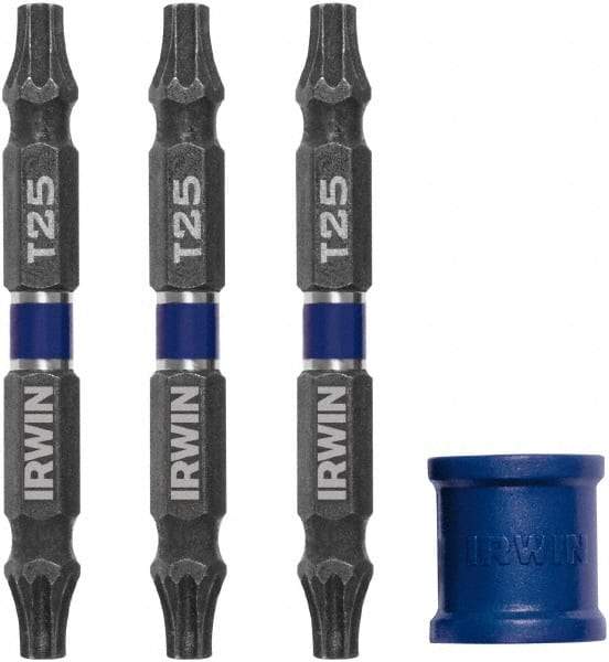 Irwin - 4 Piece, Torx Handle, Double End Bit Set - Apex Tool & Supply