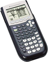 Texas Instruments - LCD Scientific Calculator - 3-3/8 x 7-1/2 Display Size, Black, Battery Powered, 10-1/2" Long x 7-1/2" Wide - Apex Tool & Supply