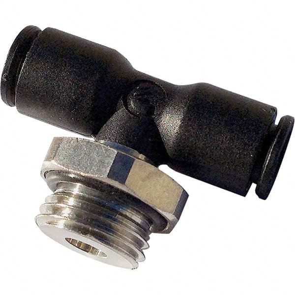 Legris - Plastic Push-To-Connect Tube Fittings Type: Male Branch Tee Tube Outside Diameter (mm): 12 - Apex Tool & Supply