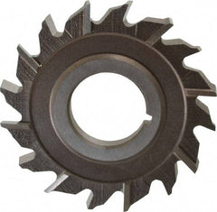 Keo - 2-1/2" Diam x 1/4" Width of Cut, 16 Teeth, High Speed Steel Side Milling Cutter - Staggered Teeth, Uncoated - Apex Tool & Supply