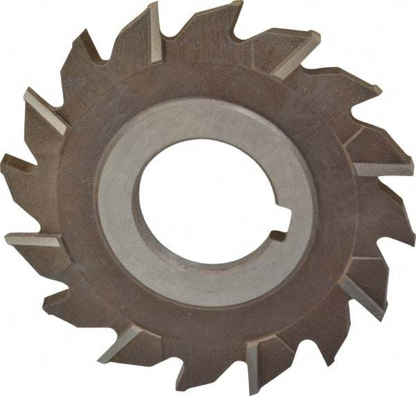 Keo - 3" Diam x 3/16" Width of Cut, 16 Teeth, High Speed Steel Side Milling Cutter - Staggered Teeth, Uncoated - Apex Tool & Supply