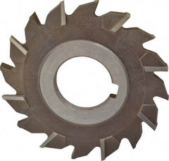 Keo - 3" Diam x 3/16" Width of Cut, 16 Teeth, High Speed Steel Side Milling Cutter - Staggered Teeth, Uncoated - Apex Tool & Supply