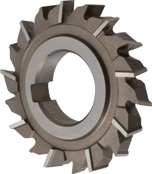 Keo - 3" Diam x 1/2" Width of Cut, 18 Teeth, High Speed Steel Side Milling Cutter - Staggered Teeth, Uncoated - Apex Tool & Supply
