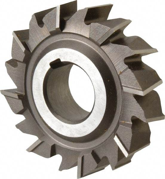Keo - 3" Diam x 3/4" Width of Cut, 16 Teeth, High Speed Steel Side Milling Cutter - Staggered Teeth, Uncoated - Apex Tool & Supply