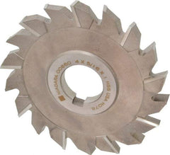 Keo - 4" Diam x 5/16" Width of Cut, 18 Teeth, High Speed Steel Side Milling Cutter - Staggered Teeth, Uncoated - Apex Tool & Supply