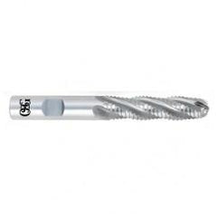 5/16" Dia. - 2-1/2" OAL - Bright HSS Co- Roughing SE EM - 4 FL - Apex Tool & Supply