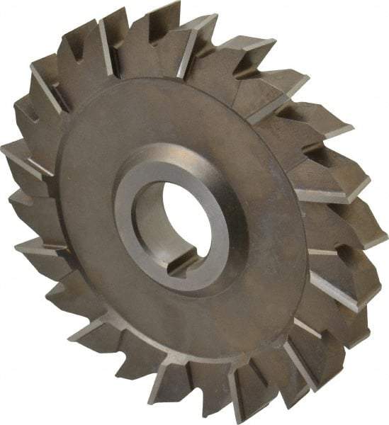 Keo - 6" Diam x 3/4" Width of Cut, 24 Teeth, High Speed Steel Side Milling Cutter - Staggered Teeth, Uncoated - Apex Tool & Supply