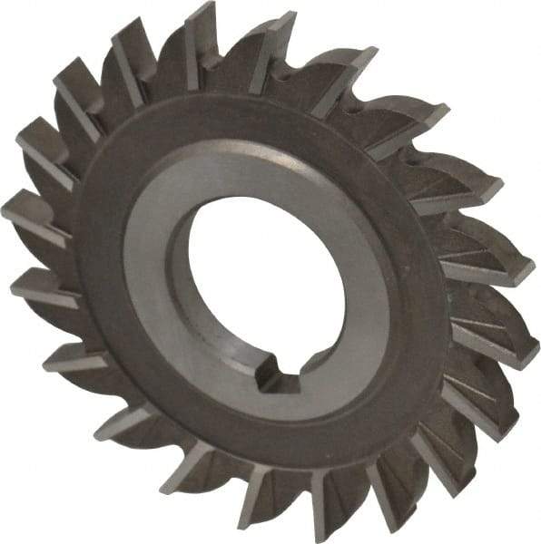 Keo - 3" Diam x 1/4" Width of Cut, 20 Teeth, High Speed Steel Side Milling Cutter - Straight Teeth, Uncoated - Apex Tool & Supply